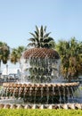 Pineapple fountain Royalty Free Stock Photo