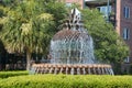 The Pineapple Fountain Royalty Free Stock Photo