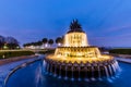 Pineapple Fountain at Water Front Park, in Charleston, South Ca Royalty Free Stock Photo