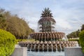 Pineapple Fountain in Waterfront Park, Charleston, SC Royalty Free Stock Photo