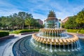 The Pineapple Fountain, at the Waterfront Park in Charleston, South Carolina Royalty Free Stock Photo