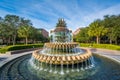 The Pineapple Fountain, at the Waterfront Park in Charleston, South Carolina Royalty Free Stock Photo