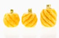Pineapple fruit isolated on white Royalty Free Stock Photo