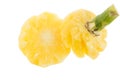 Pineapple fruit isolated on white Royalty Free Stock Photo