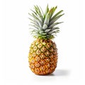 pineapple fruit on white background , generated by AI Royalty Free Stock Photo