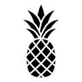 Pineapple icon. Pineapple tropical fruit. Vector illustration Royalty Free Stock Photo