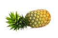 pineapple isolated on white backgound Royalty Free Stock Photo