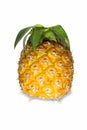 Pineapple isolated on white background with clipping path Royalty Free Stock Photo