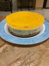 Pineapple jelly cheesecake