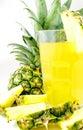 Pineapple juice Royalty Free Stock Photo