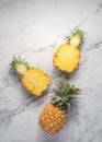pineapple on a light background Royalty Free Stock Photo