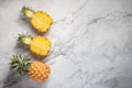 pineapple on a light background Royalty Free Stock Photo