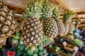 Pineapple in the market.