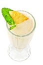 Pineapple milk cocktail Royalty Free Stock Photo