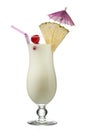 Pineapple milkshake Royalty Free Stock Photo