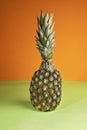 Pineapple, over colorful background