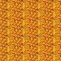 Pineapple peal textured seamless pattern Royalty Free Stock Photo