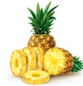 Pineapple round slices