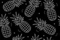 Pineapple seamless pattern