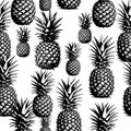 Pineapple Seamless pattern