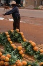 A pineapple stall in Uganda