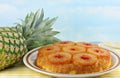 Pineapple Upside Down Cake Royalty Free Stock Photo