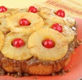 Pineapple Upside Down Cake Royalty Free Stock Photo