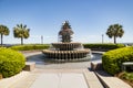 The pineapple water Fountain Charleston South Carolina, USA Royalty Free Stock Photo
