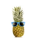 Pineapple wearing sunglasses