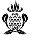 Pineapple welcome symbol - icon