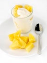 Pineapple yogurt