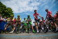 Pinerolo, Italy May 27, 2016; Group professional cyclist in the front row ready to start for the Stage.
