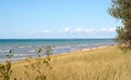 The Pinery provincial park with the lake Huron