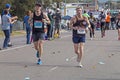 Runners Participating in the Comrades Marathon in South Africa Royalty Free Stock Photo