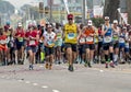 Runners Participating in the Comrades Marathon in South Africa Royalty Free Stock Photo