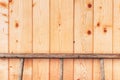 Pinewood wall and wooden ladders as abstract background