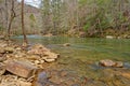 Piney river flowing in Tennessee Royalty Free Stock Photo