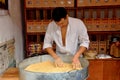 Ping Le, China: Man Making Candy