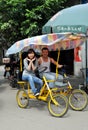Ping Le, China: Young Couple in Double Bicycle