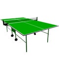 Ping pong green table tennis