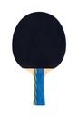 Ping Pong paddles and ball cutout, isolated on white background Royalty Free Stock Photo