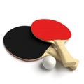 Ping Pong Paddles Royalty Free Stock Photo