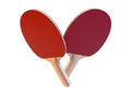 Ping pong paddles 2 Royalty Free Stock Photo