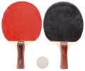 Ping pong set isolated Royalty Free Stock Photo