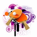 Ping pong vector illustration