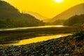 Ping river after Bhumibol dam Royalty Free Stock Photo