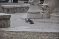 Comillas, 13rd April: Fountain Fuente de los Tres Canos in Downtown of Comillas Resort at Bay of Biscay in Spain