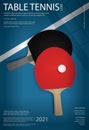 Pingpong Table Tennis Poster Template