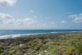 Beautiful scenic view from The Southernmost Point of Taiwan at Kenting National Park in Hengchun Township, Pingtung County, Taiw Royalty Free Stock Photo