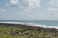 Beautiful scenic view from The Southernmost Point of Taiwan at Kenting National Park in Hengchun Township, Pingtung County, Taiw Royalty Free Stock Photo